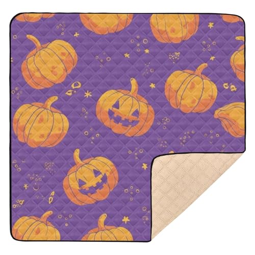 GuoChe Kürbis-Halloween-Muster, niedlich, faltbar, für drinnen und draußen, bequeme Bauchzeit, Aktivitätsmatte für GuoChe Kürbis-Halloween-Muster, niedlich, faltbar, für drinnen und draußen, bequeme Bauchzeit, Aktivitätsmatte für von GuoChe