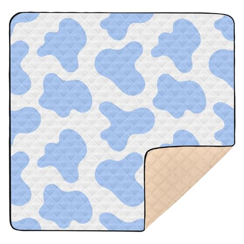 GuoChe Kuhblau, groß, rutschfest, für drinnen und draußen, waschbar, Aktivität, Unterhaltungsmatte für Babys GuoChe Kuhblau, groß, rutschfest, für drinnen und draußen, waschbar, Aktivität, Unterhaltungsmatte für Babys von GuoChe