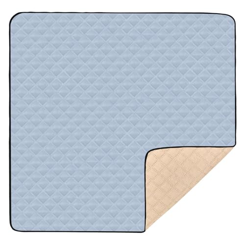 GuoChe Light Steel Blue Large Non-Slip for Floor Portable Padded Baby Mat for Babies Infants GuoChe Light Steel Blue Large Non-Slip for Floor Portable Padded Baby Mat for Babies Infants von GuoChe
