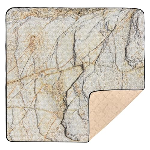 GuoChe Marmor Vintage Beige Muster Niedlich Faltbar für Indoor Outdoor Leichte Baby Spielen Bauch Zeit Matte GuoChe Marmor Vintage Beige Muster Niedlich Faltbar für Indoor Outdoor Leichte Baby Spielen Bauch Zeit Matte von GuoChe