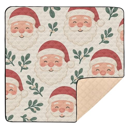 GuoChe Nahtloser weicher Schaumstoff mit Weihnachtsmann-Muster, für drinnen und draußen, waschbar, Spielzimmer, Aktivitätsmatte für Babys GuoChe Nahtloser weicher Schaumstoff mit Weihnachtsmann-Muster, für drinnen und draußen, waschbar, Spielzimmer, Aktivitätsmatte für Babys von GuoChe