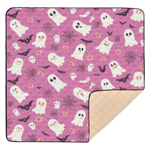 GuoChe Rosa Motiv Halloween Deko Groß rutschfest für Boden Wasserabweisend Baby Krabbelmatte für GuoChe Rosa Motiv Halloween Deko Groß rutschfest für Boden Wasserabweisend Baby Krabbelmatte für von GuoChe