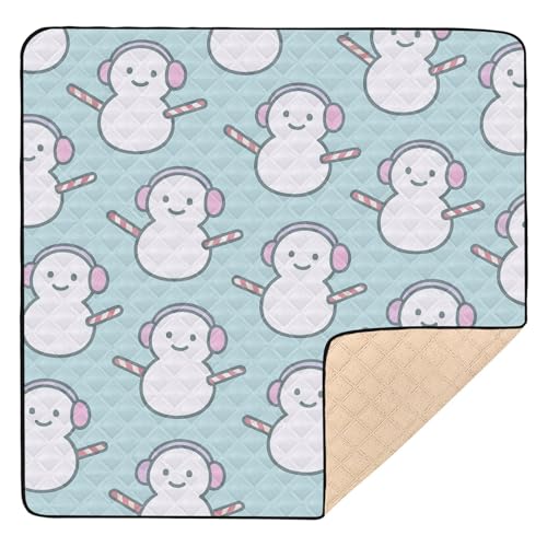 GuoChe Schneemann Nahtloser Weichschaum für Boden Waschbar Bauch Zeit & Krabbelmatte für Baby Kleinkind Säugling GuoChe Schneemann Nahtloser Weichschaum für Boden Waschbar Bauch Zeit & Krabbelmatte für Baby Kleinkind Säugling von GuoChe