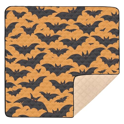 GuoChe Spielmatte mit Halloween-Muster, weich gepolstert, für drinnen und draußen, wasserabweisend, gepolsterte Spielmatte für Babys GuoChe Spielmatte mit Halloween-Muster, weich gepolstert, für drinnen und draußen, wasserabweisend, gepolsterte Spielmatte für Babys von GuoChe