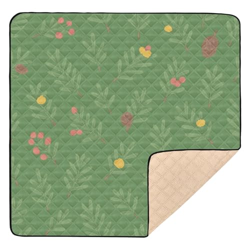 GuoChe Tannenzweige Muster, groß, stilvoll für den Boden, bequem, gepolsterte Spielmatte für Babys und Kleinkinder GuoChe Tannenzweige Muster, groß, stilvoll für den Boden, bequem, gepolsterte Spielmatte für Babys und Kleinkinder von GuoChe