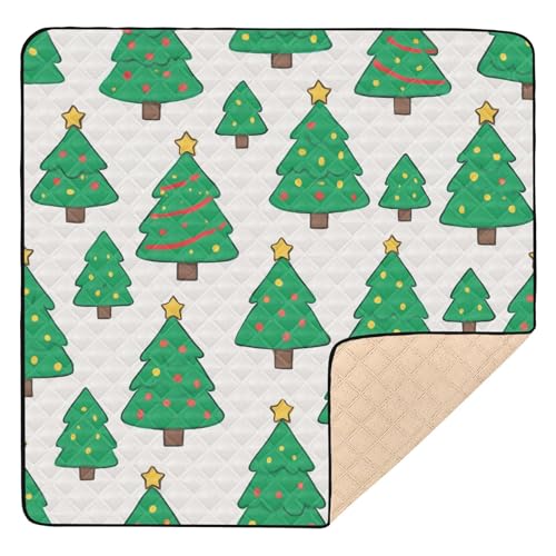 GuoChe Weichschaum mit Weihnachtsbäumen-Muster, für drinnen und draußen, ungiftig, Spielzimmer, Aktivitätsmatte für Babys GuoChe Weichschaum mit Weihnachtsbäumen-Muster, für drinnen und draußen, ungiftig, Spielzimmer, Aktivitätsmatte für Babys von GuoChe
