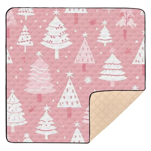 GuoChe Weihnachtsbäume, groß, rutschfest, für drinnen und draußen, bequeme Spielmatte für Babys und Kinder von GuoChe