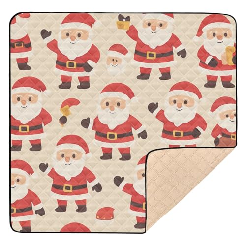 GuoChe Weihnachtsmann-Muster, groß, rutschfest, für drinnen und draußen, waschbar, Bauch-Aktivitätsmatte für Babys und Kleinkinder GuoChe Weihnachtsmann-Muster, groß, rutschfest, für drinnen und draußen, waschbar, Bauch-Aktivitätsmatte für Babys und Kleinkinder von GuoChe