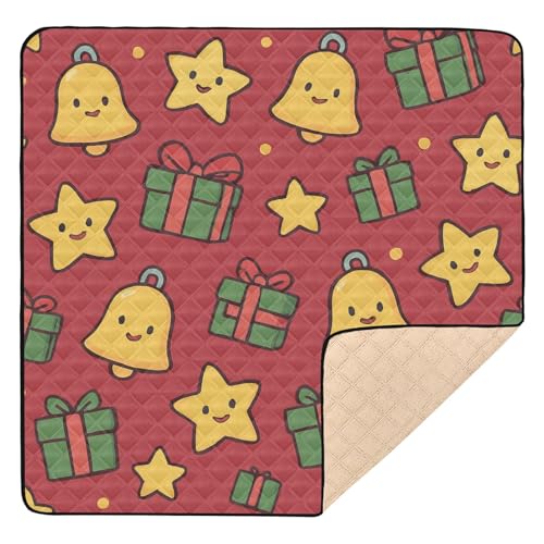 GuoChe Weihnachtsschmuck-Muster, weich gepolstert, für den Boden, wasserabweisend, Baby-Spielmatte für den Bauch GuoChe Weihnachtsschmuck-Muster, weich gepolstert, für den Boden, wasserabweisend, Baby-Spielmatte für den Bauch von GuoChe