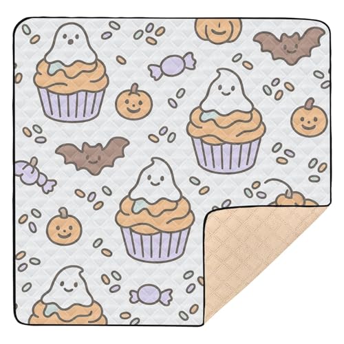 Halloween-Cupcake-Leckereien, weicher Schaumstoff für den Boden, 1-teilig, Baby-Spielmatte für Babys und Kinder von GuoChe