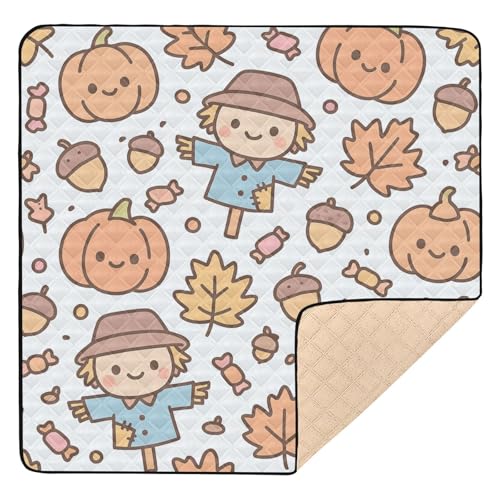 Halloween-Herbsternte, groß, stabil, für Boden, ungiftig, Aktivität, Gymnastikmatte für Babys, Kinder, Kleinkinder von GuoChe