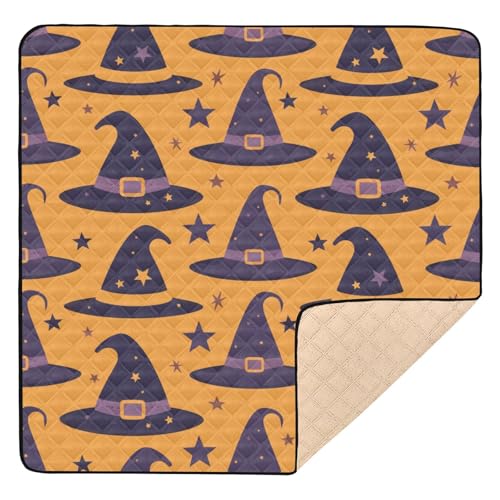 Hexenhut und Stern Halloween Groß rutschfest für Boden Wasserdicht Aktivität Gymnastikmatte für Babys Säuglinge Hexenhut und Stern Halloween Groß rutschfest für Boden Wasserdicht Aktivität Gymnastikmatte für Babys Säuglinge von GuoChe