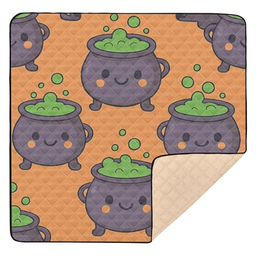 Magic Cauldron Halloween Graphic Soft Padded for Indoor Outdoor Waterproof Baby Play Tummy Time Mat Magic Cauldron Halloween Graphic Soft Padded for Indoor Outdoor Waterproof Baby Play Tummy Time Mat von GuoChe