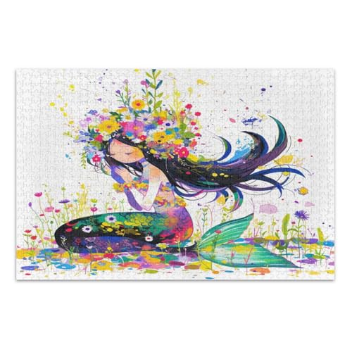 Meerjungfrau 1000 Teile Puzzle - Puzzle für Erwachsene Meerjungfrau 1000 Teile Puzzle - Puzzle für Erwachsene von GuoChe