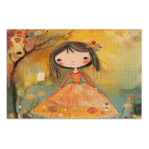 Puppe verkleiden sich in einem schönen Kleid, Puzzle, 500 Teile für Erwachsene, coolste herausfordernde Puzzles für Kinder und ältere Menschen Puppe verkleiden sich in einem schönen Kleid, Puzzle, 500 Teile für Erwachsene, coolste herausfordernde Puzzles für Kinder und ältere Menschen von GuoChe