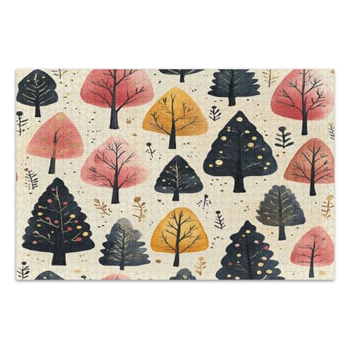 Puzzle 500 Teile für Erwachsene, coolste herausfordernde Puzzles für Kinder, ältere Menschen, niedliche Bäume Puzzle 500 Teile für Erwachsene, coolste herausfordernde Puzzles für Kinder, ältere Menschen, niedliche Bäume von GuoChe