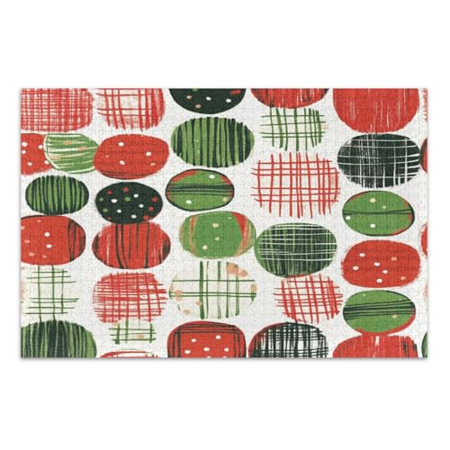 Rot und Grün 1000 Teile Puzzle - Puzzle für Erwachsene Rot und Grün 1000 Teile Puzzle - Puzzle für Erwachsene von GuoChe