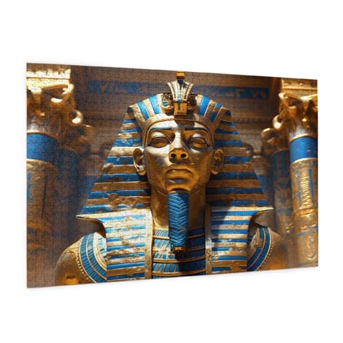 Ägypten Puzzle 4000 Teile Erwachsene Puzzle Mann Design für Erwachsene und Beginner, HD Farbe HolzPuzzle mit Geschenkbox Verpackung for Zimmer Deko Wohnzimmer, Geschenke für Frauen 87x140cm -z439 von Guofuos