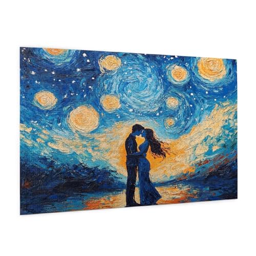 Abstrakt Puzzle 6000 Teile Erwachsene Puzzle Paar Design für Erwachsene und Beginner, HD Farbe HolzPuzzle mit Geschenkbox Verpackung for Zimmer Deko Wohnzimmer, Geschenke für Frauen 100x180cm -z517 von Guofuos