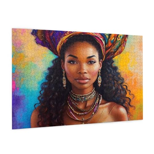Afrika Puzzle 6000 Teile Erwachsene Puzzle Frau Design für Erwachsene und Beginner, HD Farbe HolzPuzzle mit Geschenkbox Verpackung for Zimmer Deko Wohnzimmer, Geschenke für Frauen 100x180cm -z53 Afrika Puzzle 6000 Teile Erwachsene Puzzle Frau Design für Erwachsene und Beginner, HD Farbe HolzPuzzle mit Geschenkbox Verpackung for Zimmer Deko Wohnzimmer, Geschenke für Frauen 100x180cm -z53 von Guofuos