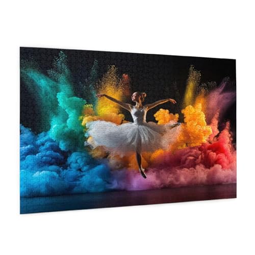 Balletttänzerin Puzzle 6000 Teile Erwachsene Puzzle Farbe Design für Erwachsene und Beginner, HD Farbe HolzPuzzle mit Geschenkbox Verpackung, Zimmer Deko Wohnzimmer, Geschenke für Frauen 100x180cm -z3 Balletttänzerin Puzzle 6000 Teile Erwachsene Puzzle Farbe Design für Erwachsene und Beginner, HD Farbe HolzPuzzle mit Geschenkbox Verpackung, Zimmer Deko Wohnzimmer, Geschenke für Frauen 100x180cm -z3 von Guofuos