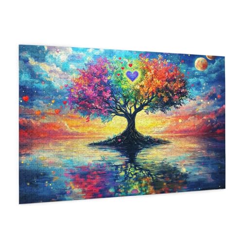 Baum Des Lebens Puzzle 1500 Teile Erwachsene Puzzle Landschaft Design für Erwachsene und Beginner,Farbe HolzPuzzle mit Geschenkbox Verpackung,Zimmer Deko Wohnzimmer,Geschenke für Frauen 57x87cm -z1813 Baum Des Lebens Puzzle 1500 Teile Erwachsene Puzzle Landschaft Design für Erwachsene und Beginner,Farbe HolzPuzzle mit Geschenkbox Verpackung,Zimmer Deko Wohnzimmer,Geschenke für Frauen 57x87cm -z1813 von Guofuos