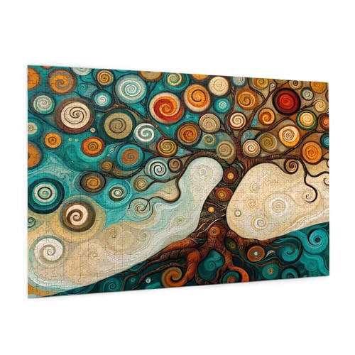 Baum Puzzle 1500 Teile Erwachsene Puzzle Abstrakt Design für Erwachsene und Beginner, HD Farbe HolzPuzzle mit Geschenkbox Verpackung for Zimmer Deko Wohnzimmer, Geschenke für Frauen 57x87cm -z1839 Baum Puzzle 1500 Teile Erwachsene Puzzle Abstrakt Design für Erwachsene und Beginner, HD Farbe HolzPuzzle mit Geschenkbox Verpackung for Zimmer Deko Wohnzimmer, Geschenke für Frauen 57x87cm -z1839 von Guofuos