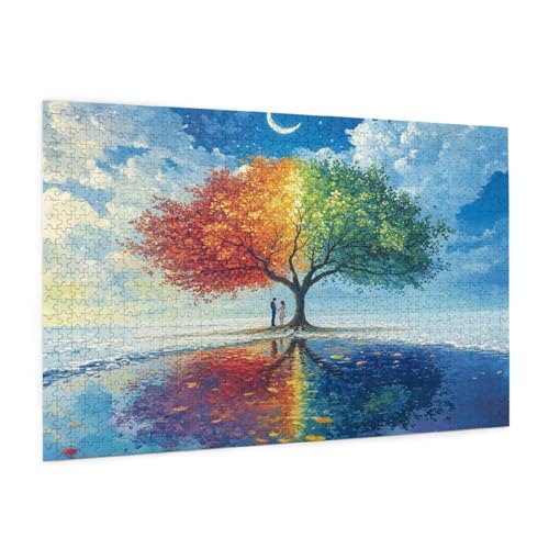 Baum des Lebens Puzzle 2000 Teile Erwachsene Puzzle Landschaft Design für Erwachsene Beginner,Farbe HolzPuzzle mit Geschenkbox Verpackung,Zimmer Deko Wohnzimmer,Geschenke für Frauen 70x100cm -z1810 Baum des Lebens Puzzle 2000 Teile Erwachsene Puzzle Landschaft Design für Erwachsene Beginner,Farbe HolzPuzzle mit Geschenkbox Verpackung,Zimmer Deko Wohnzimmer,Geschenke für Frauen 70x100cm -z1810 von Guofuos