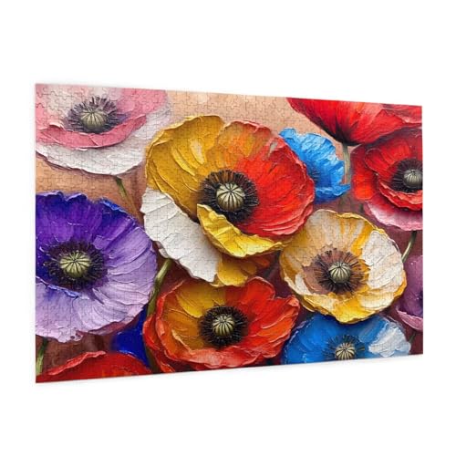Blume Puzzle 1500 Teile Erwachsene Puzzle Farbe Design für Erwachsene und Beginner, HD Farbe HolzPuzzle mit Geschenkbox Verpackung for Zimmer Deko Wohnzimmer, Geschenke für Frauen 57x87cm -z1081 Blume Puzzle 1500 Teile Erwachsene Puzzle Farbe Design für Erwachsene und Beginner, HD Farbe HolzPuzzle mit Geschenkbox Verpackung for Zimmer Deko Wohnzimmer, Geschenke für Frauen 57x87cm -z1081 von Guofuos