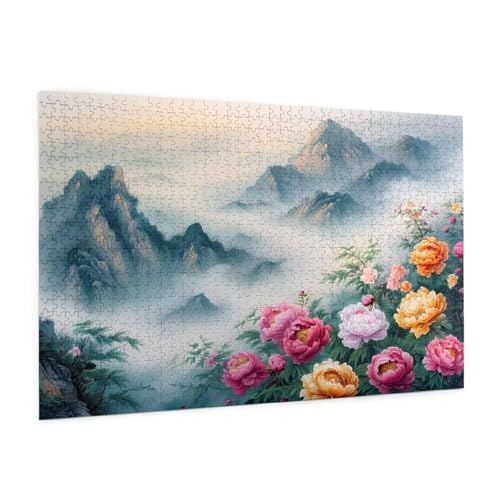 Blume Puzzle 2000 Teile Erwachsene Puzzle Berg Design für Erwachsene und Beginner, HD Farbe HolzPuzzle mit Geschenkbox Verpackung for Zimmer Deko Wohnzimmer, Geschenke für Frauen 70x100cm -z203 Blume Puzzle 2000 Teile Erwachsene Puzzle Berg Design für Erwachsene und Beginner, HD Farbe HolzPuzzle mit Geschenkbox Verpackung for Zimmer Deko Wohnzimmer, Geschenke für Frauen 70x100cm -z203 von Guofuos