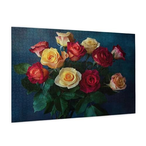 Blume Puzzle 3000 Teile Erwachsene Puzzle Farbe Design für Erwachsene und Beginner, HD Farbe HolzPuzzle mit Geschenkbox Verpackung for Zimmer Deko Wohnzimmer, Geschenke für Frauen 80x120cm -z1077 Blume Puzzle 3000 Teile Erwachsene Puzzle Farbe Design für Erwachsene und Beginner, HD Farbe HolzPuzzle mit Geschenkbox Verpackung for Zimmer Deko Wohnzimmer, Geschenke für Frauen 80x120cm -z1077 von Guofuos