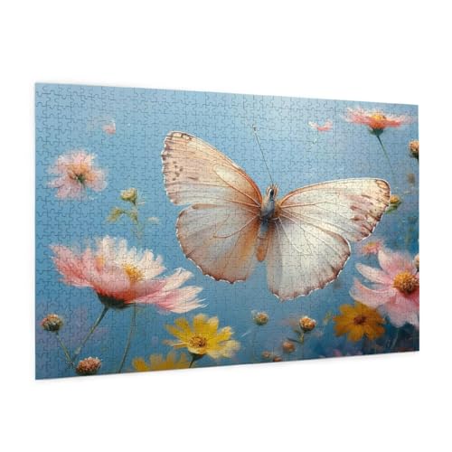 Blume Puzzle 3000 Teile Erwachsene Puzzle Schmetterling Design für Erwachsene und Beginner, HD Farbe HolzPuzzle mit Geschenkbox Verpackung, Zimmer Deko Wohnzimmer, Geschenke für Frauen 80x120cm -z1159 Blume Puzzle 3000 Teile Erwachsene Puzzle Schmetterling Design für Erwachsene und Beginner, HD Farbe HolzPuzzle mit Geschenkbox Verpackung, Zimmer Deko Wohnzimmer, Geschenke für Frauen 80x120cm -z1159 von Guofuos