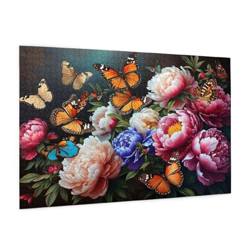 Blume Puzzle 4000 Teile Erwachsene Puzzle Pfingstrose Design für Erwachsene Beginner, HD Farbe HolzPuzzle mit Geschenkbox Verpackung for Zimmer Deko Wohnzimmer, Geschenke für Frauen 87x140cm -z1187 Blume Puzzle 4000 Teile Erwachsene Puzzle Pfingstrose Design für Erwachsene Beginner, HD Farbe HolzPuzzle mit Geschenkbox Verpackung for Zimmer Deko Wohnzimmer, Geschenke für Frauen 87x140cm -z1187 von Guofuos