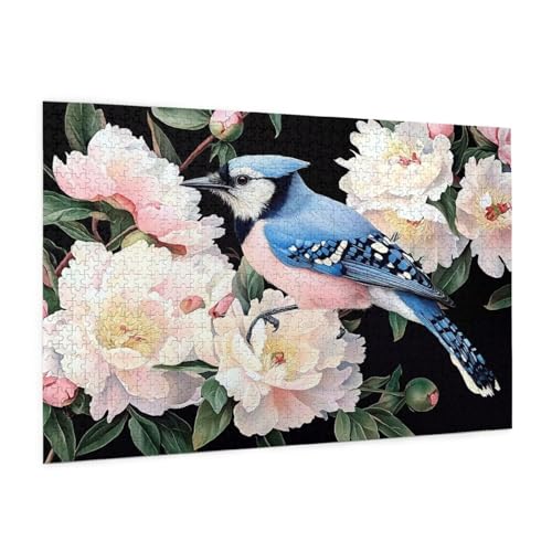 Blume Puzzle 5000 Teile Erwachsene Puzzle Tier Design für Erwachsene und Beginner, HD Farbe HolzPuzzle mit Geschenkbox Verpackung for Zimmer Deko Wohnzimmer, Geschenke für Frauen 100x150cm -z1116 von Guofuos