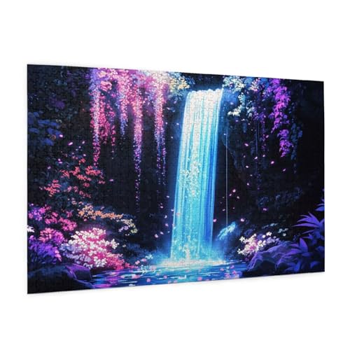 Blume Puzzle 6000 Teile Erwachsene Puzzle Fallen Design für Erwachsene und Beginner, HD Farbe HolzPuzzle mit Geschenkbox Verpackung for Zimmer Deko Wohnzimmer, Geschenke für Frauen 100x180cm -z1212 von Guofuos