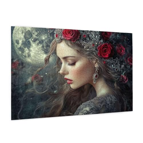 Blume Puzzle 6000 Teile Erwachsene Puzzle Frau Design für Erwachsene und Beginner, HD Farbe HolzPuzzle mit Geschenkbox Verpackung for Zimmer Deko Wohnzimmer, Geschenke für Frauen 100x180cm -z195 von Guofuos