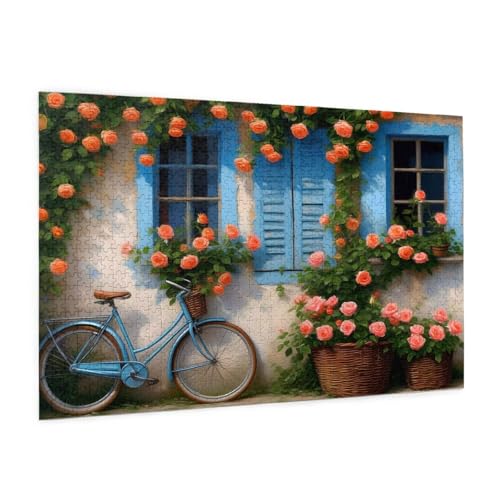 Blume Puzzle 6000 Teile Erwachsene Puzzle Landschaft Design für Erwachsene Beginner, HD Farbe HolzPuzzle mit Geschenkbox Verpackung for Zimmer Deko Wohnzimmer, Geschenke für Frauen 100x180cm -z1121 von Guofuos