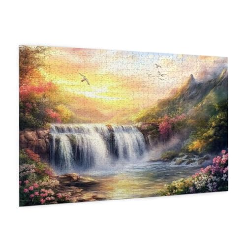 Fallen Puzzle 3000 Teile Erwachsene Puzzle Landschaft Design für Erwachsene Beginner, HD Farbe HolzPuzzle mit Geschenkbox Verpackung for Zimmer Deko Wohnzimmer, Geschenke für Frauen 80x120cm -z1525 Fallen Puzzle 3000 Teile Erwachsene Puzzle Landschaft Design für Erwachsene Beginner, HD Farbe HolzPuzzle mit Geschenkbox Verpackung for Zimmer Deko Wohnzimmer, Geschenke für Frauen 80x120cm -z1525 von Guofuos