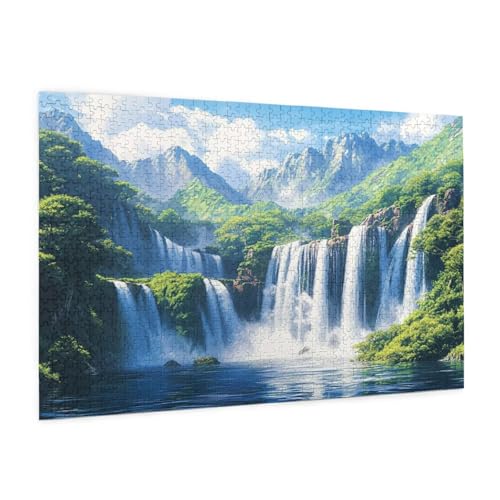 Fallen Puzzle 5000 Teile Erwachsene Puzzle Landschaft Design für Erwachsene und Beginner, HD Farbe HolzPuzzle mit Geschenkbox Verpackung, Zimmer Deko Wohnzimmer, Geschenke für Frauen 100x150cm -z1524 Fallen Puzzle 5000 Teile Erwachsene Puzzle Landschaft Design für Erwachsene und Beginner, HD Farbe HolzPuzzle mit Geschenkbox Verpackung, Zimmer Deko Wohnzimmer, Geschenke für Frauen 100x150cm -z1524 von Guofuos