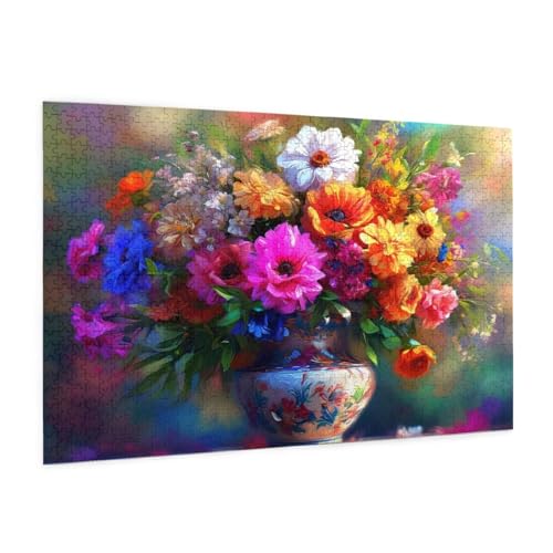 Farbe Puzzle 3000 Teile Erwachsene Puzzle Blume Design für Erwachsene und Beginner, HD Farbe HolzPuzzle mit Geschenkbox Verpackung for Zimmer Deko Wohnzimmer, Geschenke für Frauen 80x120cm -z468 Farbe Puzzle 3000 Teile Erwachsene Puzzle Blume Design für Erwachsene und Beginner, HD Farbe HolzPuzzle mit Geschenkbox Verpackung for Zimmer Deko Wohnzimmer, Geschenke für Frauen 80x120cm -z468 von Guofuos