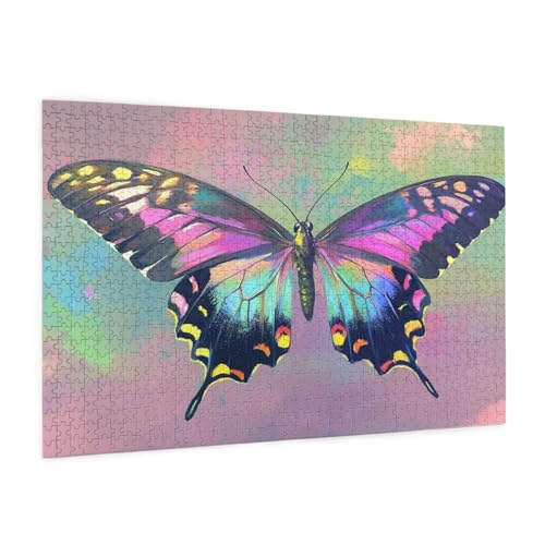 Farbe Puzzle 5000 Teile Erwachsene Puzzle Schmetterling Design für Erwachsene und Beginner, HD Farbe HolzPuzzle mit Geschenkbox Verpackung, Zimmer Deko Wohnzimmer, Geschenke für Frauen 100x150cm -z467 Farbe Puzzle 5000 Teile Erwachsene Puzzle Schmetterling Design für Erwachsene und Beginner, HD Farbe HolzPuzzle mit Geschenkbox Verpackung, Zimmer Deko Wohnzimmer, Geschenke für Frauen 100x150cm -z467 von Guofuos