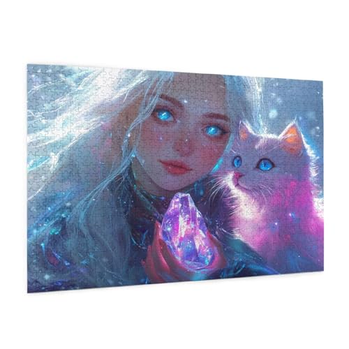 Frau Puzzle 1000 Teile Erwachsene Puzzle Traum Design für Erwachsene und Beginner, HD Farbe HolzPuzzle mit Geschenkbox Verpackung for Zimmer Deko Wohnzimmer, Geschenke für Frauen 50x75cm -z1497 Frau Puzzle 1000 Teile Erwachsene Puzzle Traum Design für Erwachsene und Beginner, HD Farbe HolzPuzzle mit Geschenkbox Verpackung for Zimmer Deko Wohnzimmer, Geschenke für Frauen 50x75cm -z1497 von Guofuos