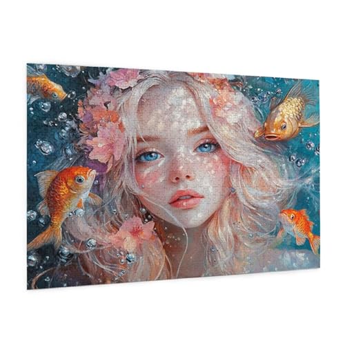 Frau Puzzle 1500 Teile Erwachsene Puzzle Blume Design für Erwachsene und Beginner, HD Farbe HolzPuzzle mit Geschenkbox Verpackung for Zimmer Deko Wohnzimmer, Geschenke für Frauen 57x87cm -z279 Frau Puzzle 1500 Teile Erwachsene Puzzle Blume Design für Erwachsene und Beginner, HD Farbe HolzPuzzle mit Geschenkbox Verpackung for Zimmer Deko Wohnzimmer, Geschenke für Frauen 57x87cm -z279 von Guofuos