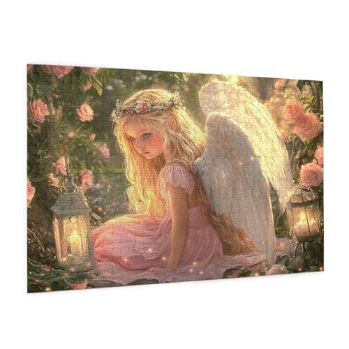 Frau Puzzle 1500 Teile Erwachsene Puzzle Engel Design für Erwachsene und Beginner, HD Farbe HolzPuzzle mit Geschenkbox Verpackung for Zimmer Deko Wohnzimmer, Geschenke für Frauen 57x87cm -z1509 Frau Puzzle 1500 Teile Erwachsene Puzzle Engel Design für Erwachsene und Beginner, HD Farbe HolzPuzzle mit Geschenkbox Verpackung for Zimmer Deko Wohnzimmer, Geschenke für Frauen 57x87cm -z1509 von Guofuos