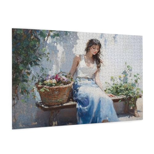 Frau Puzzle 2000 Teile Erwachsene Puzzle Blume Design für Erwachsene und Beginner, HD Farbe HolzPuzzle mit Geschenkbox Verpackung for Zimmer Deko Wohnzimmer, Geschenke für Frauen 70x100cm -z1463 Frau Puzzle 2000 Teile Erwachsene Puzzle Blume Design für Erwachsene und Beginner, HD Farbe HolzPuzzle mit Geschenkbox Verpackung for Zimmer Deko Wohnzimmer, Geschenke für Frauen 70x100cm -z1463 von Guofuos
