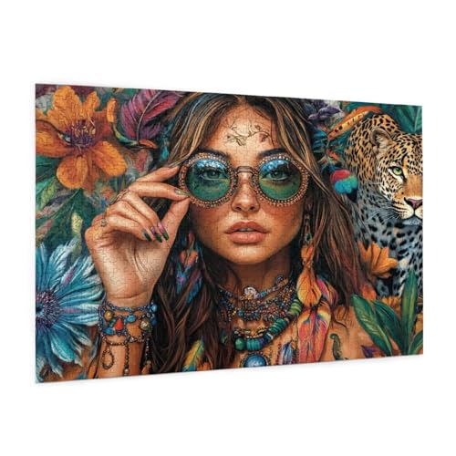 Frau Puzzle 2000 Teile Erwachsene Puzzle Blume Design für Erwachsene und Beginner, HD Farbe HolzPuzzle mit Geschenkbox Verpackung for Zimmer Deko Wohnzimmer, Geschenke für Frauen 70x100cm -z282 Frau Puzzle 2000 Teile Erwachsene Puzzle Blume Design für Erwachsene und Beginner, HD Farbe HolzPuzzle mit Geschenkbox Verpackung for Zimmer Deko Wohnzimmer, Geschenke für Frauen 70x100cm -z282 von Guofuos