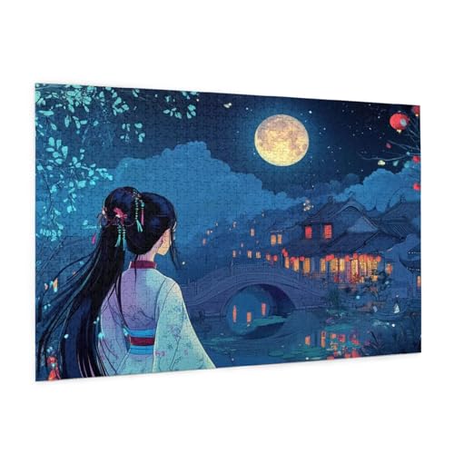 Frau Puzzle 2000 Teile Erwachsene Puzzle Dorf Design für Erwachsene und Beginner, HD Farbe HolzPuzzle mit Geschenkbox Verpackung for Zimmer Deko Wohnzimmer, Geschenke für Frauen 70x100cm -z1414 Frau Puzzle 2000 Teile Erwachsene Puzzle Dorf Design für Erwachsene und Beginner, HD Farbe HolzPuzzle mit Geschenkbox Verpackung for Zimmer Deko Wohnzimmer, Geschenke für Frauen 70x100cm -z1414 von Guofuos