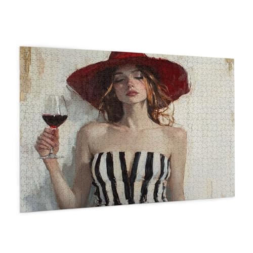 Frau Puzzle 2000 Teile Erwachsene Puzzle Frankreich Design für Erwachsene und Beginner, HD Farbe HolzPuzzle mit Geschenkbox Verpackung for Zimmer Deko Wohnzimmer, Geschenke für Frauen 70x100cm -z1429 Frau Puzzle 2000 Teile Erwachsene Puzzle Frankreich Design für Erwachsene und Beginner, HD Farbe HolzPuzzle mit Geschenkbox Verpackung for Zimmer Deko Wohnzimmer, Geschenke für Frauen 70x100cm -z1429 von Guofuos