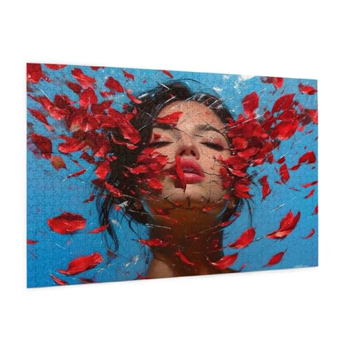 Frau Puzzle 5000 Teile Erwachsene Puzzle Blume Design für Erwachsene und Beginner, HD Farbe HolzPuzzle mit Geschenkbox Verpackung for Zimmer Deko Wohnzimmer, Geschenke für Frauen 100x150cm -z1474 Frau Puzzle 5000 Teile Erwachsene Puzzle Blume Design für Erwachsene und Beginner, HD Farbe HolzPuzzle mit Geschenkbox Verpackung for Zimmer Deko Wohnzimmer, Geschenke für Frauen 100x150cm -z1474 von Guofuos