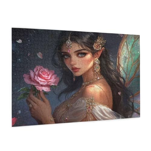 Frau Puzzle 5000 Teile Erwachsene Puzzle Elf Design für Erwachsene und Beginner, HD Farbe HolzPuzzle mit Geschenkbox Verpackung for Zimmer Deko Wohnzimmer, Geschenke für Frauen 100x150cm -z1482 Frau Puzzle 5000 Teile Erwachsene Puzzle Elf Design für Erwachsene und Beginner, HD Farbe HolzPuzzle mit Geschenkbox Verpackung for Zimmer Deko Wohnzimmer, Geschenke für Frauen 100x150cm -z1482 von Guofuos